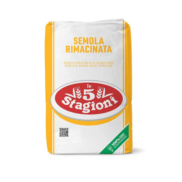 Semola durummel - Le 5 Stagioni - 1 kg (Bedst fr: 30/11-24)