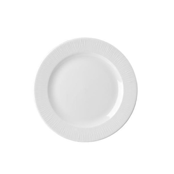 CHURCHILL BAMBOO tallerken - hvid - 12 stk.