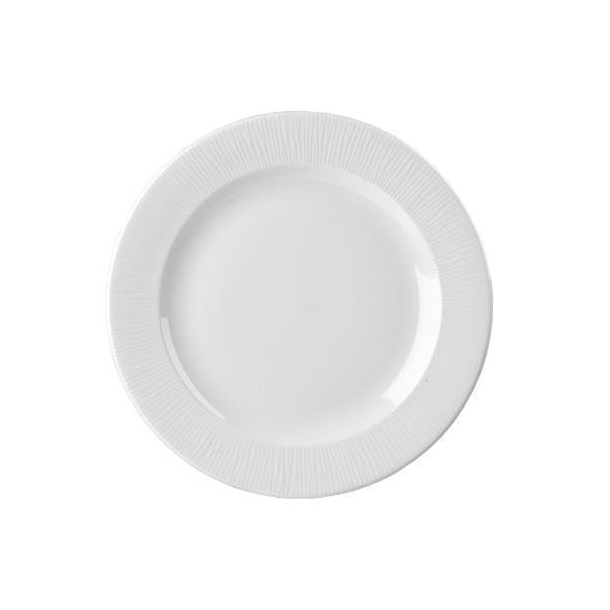 CHURCHILL BAMBOO tallerken - hvid - 12 stk.