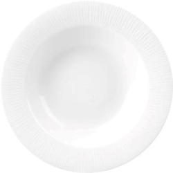 CHURCHILL BAMBOO dyb tallerken - hvid - 12 stk.