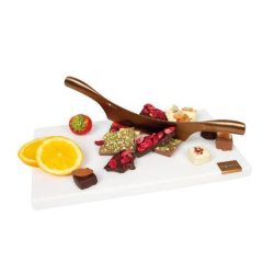 Chokoladebrt / serveringsbrt inkl. kniv