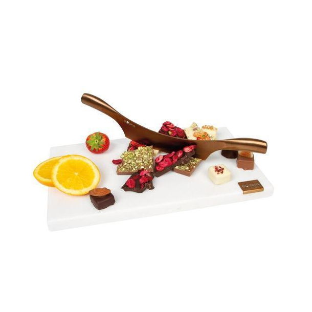 Chokoladebrt / serveringsbrt inkl. kniv