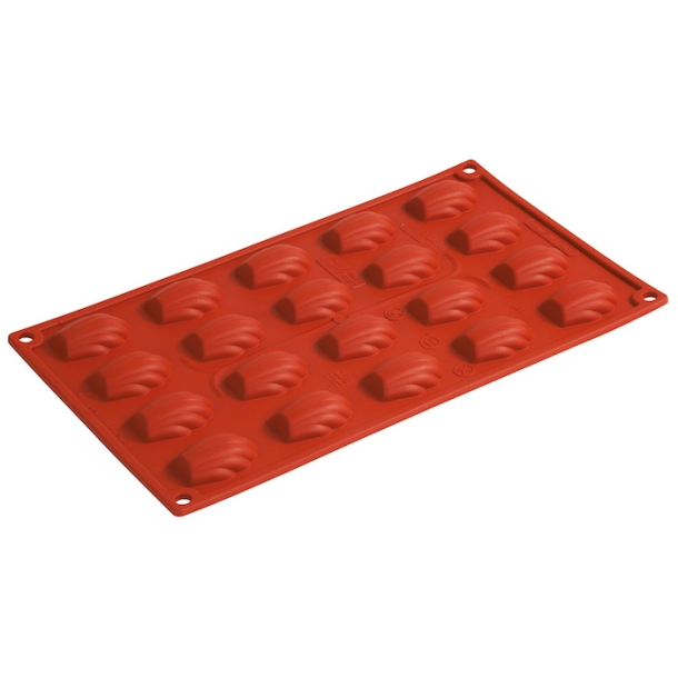 Bageform, silikone - 20 madeleines