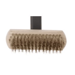 Brste til pizzaovn m. skraber - aluminium