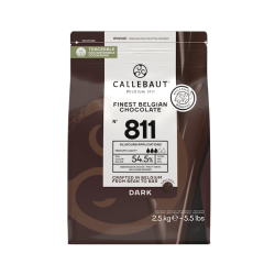 Callebaut Mrk chokolade (54,5%) - 2,5 kg.