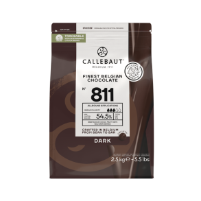 Callebaut Mrk chokolade (54,5%) - 2,5 kg.