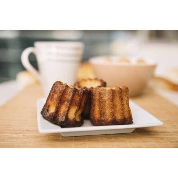 Canel bageform - kobber - 3 stk.