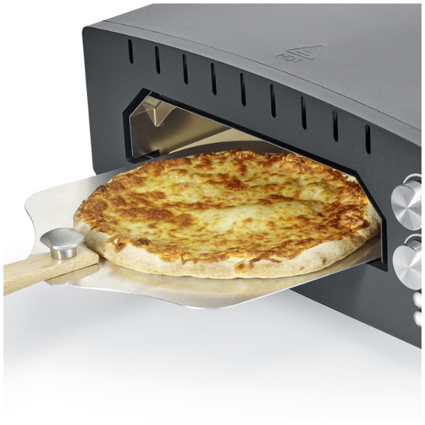 Caso PizzaChef elektrisk pizzaovn - 400�C - inkl. GRATIS biscotto sten