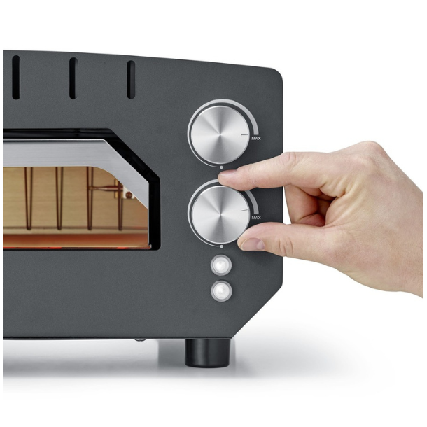 Caso PizzaChef elektrisk pizzaovn - 400�C - inkl. GRATIS biscotto sten