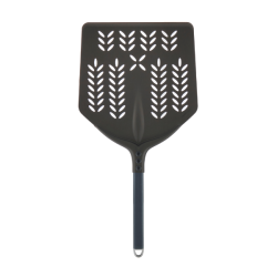 Pizzaspade, perforeret - Cerutti Inox "Tulip 60 Years Black"