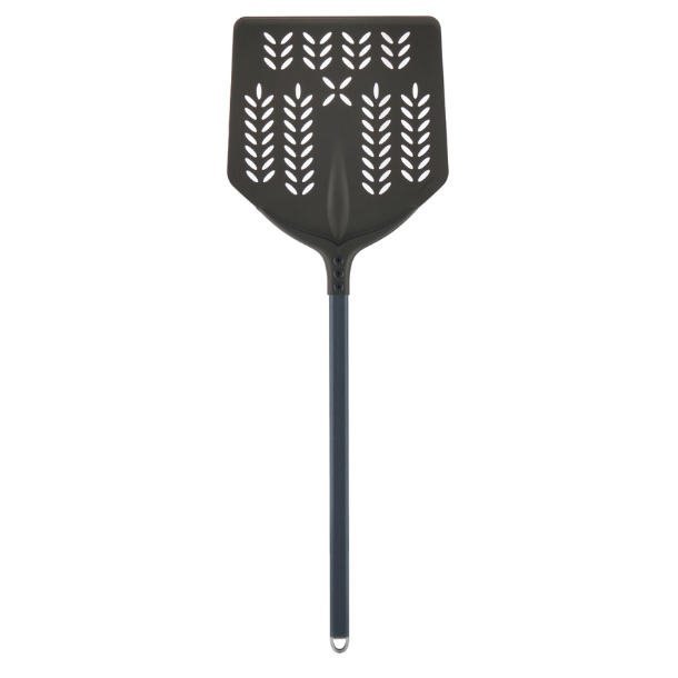 Pizzaspade, perforeret - Cerutti Inox "Tulip 60 Years Black"