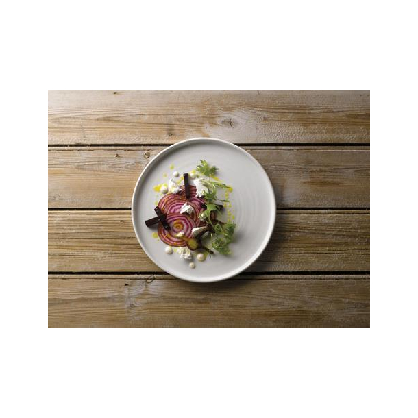 CHURCHILL VELLUM tallerken m. kant - 6 stk.