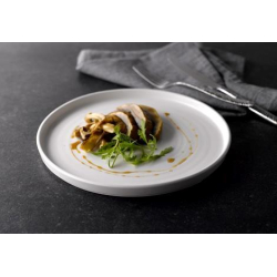 CHURCHILL Stonecast Walled Chefs tallerken - hvid - 6 stk.