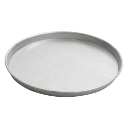 Deep pan pizzaform - rund - alu-steel - lav kant