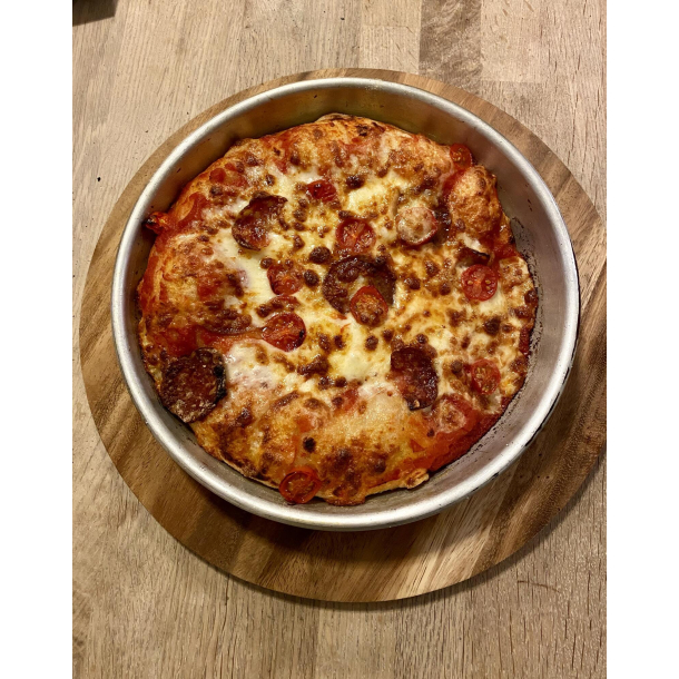 Deep pan pizzaform - hj &amp; ombukket kant