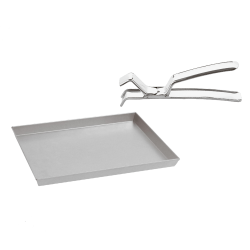 Detroit style / Deep pan pizza kit - alusteel