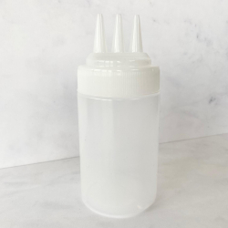 Squeeze flaske - trippel tud - 3 huller