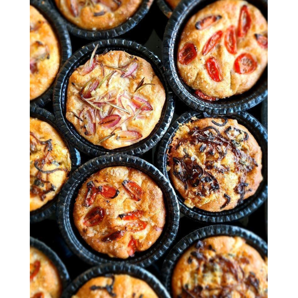 Bageform, papir - rund - 25 stk.