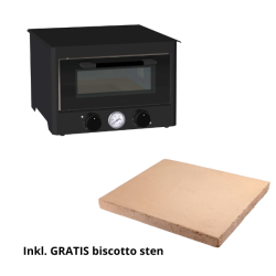 "Grand Gourmet" elektrisk pizzaovn - multiovn (Introtilbud inkl. biscotto sten)