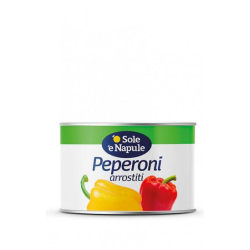 Grillede peberfrugter - 425 g. -  Sole  Napule