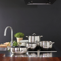 KIKKA grydest - 4 gryder + 3 lg