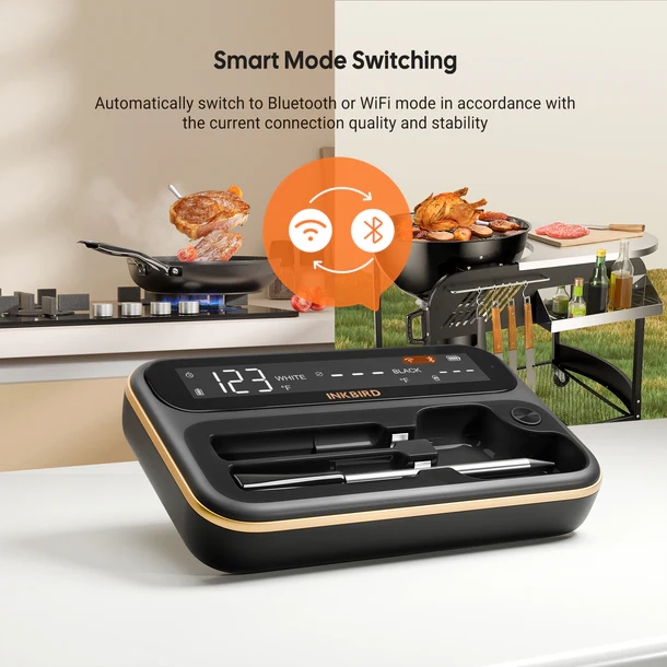 Trdls termometer - 2 flere - bluetooth &amp; wifi - INKBIRD