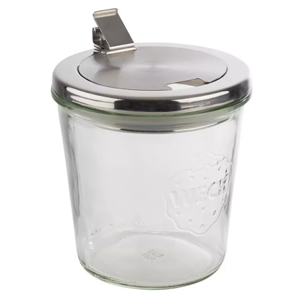 Klaplg til WECK glas - rustfri stl - 10 cm