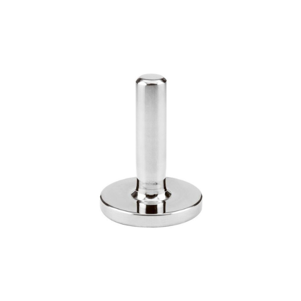 Professionel k�dhammer med glat bund - rustfri st�l - 1,5 kg.