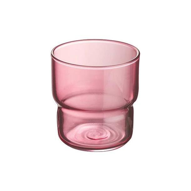 ARCOROC LOG BRUSH vandglas - rosa - 6 stk.