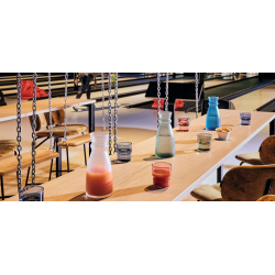 LOG BRUSH vandglas- bl - 6 stk.