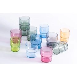 LOG BRUSH vandglas - grn - 6 stk.