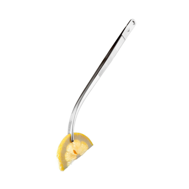 Madpincet med buet spids - rustfri st�l - 31 cm