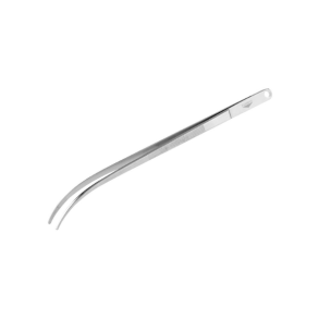 Madpincet med buet spids - rustfri st�l - 31 cm