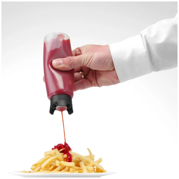 Squeezeflaske - non-drip - 0,23L