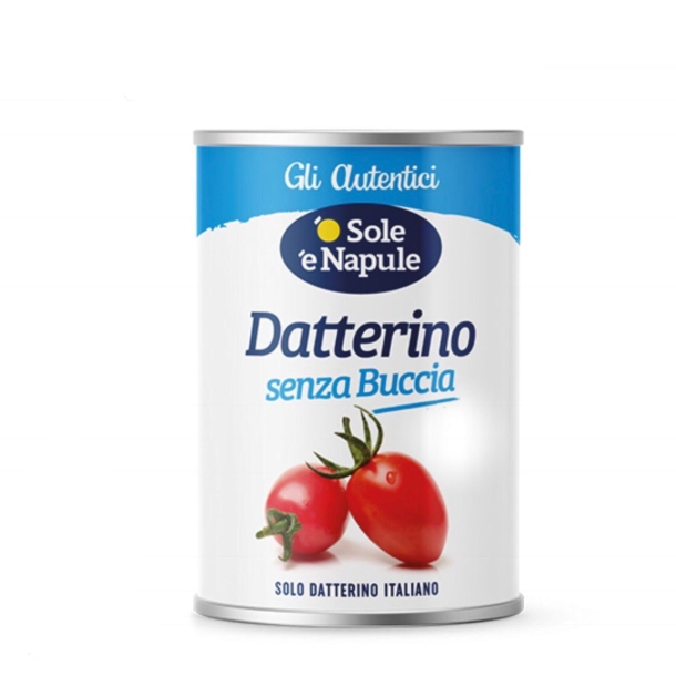  Sole  Napule -  Tomater uden skind - 400 g.