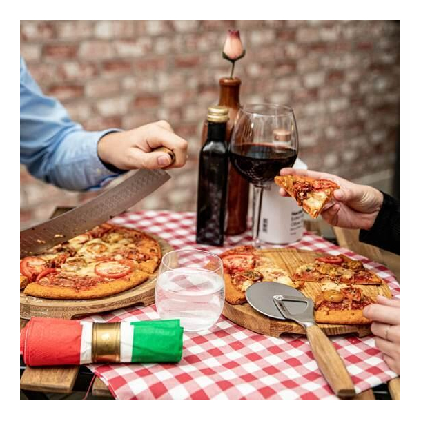 Pizzahjul - non-stick / egetr