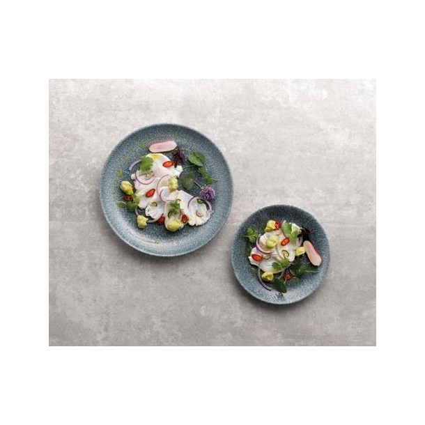 CHURCHILL RAKU tallerken - bl - 12 stk.