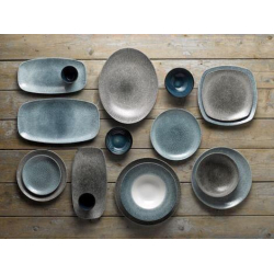 CHURCHILL RAKU tallerken - bl - 12 stk.