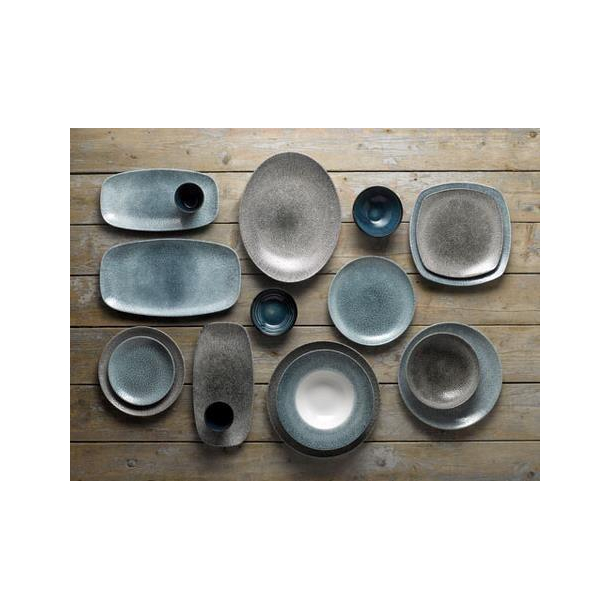 CHURCHILL RAKU tallerken - bl - 12 stk.