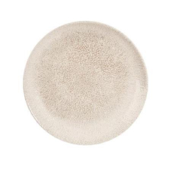 CHURCHILL RAKU tallerken - sand - 12 stk.