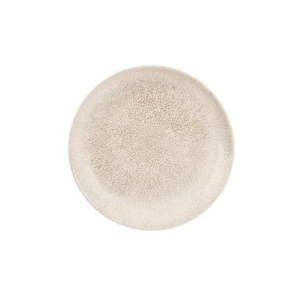 CHURCHILL RAKU tallerken - sand - 12 stk.