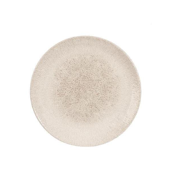 CHURCHILL RAKU tallerken - sand - 12 stk.