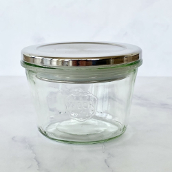 Lg til WECK glas - rustfri stl - 10 cm