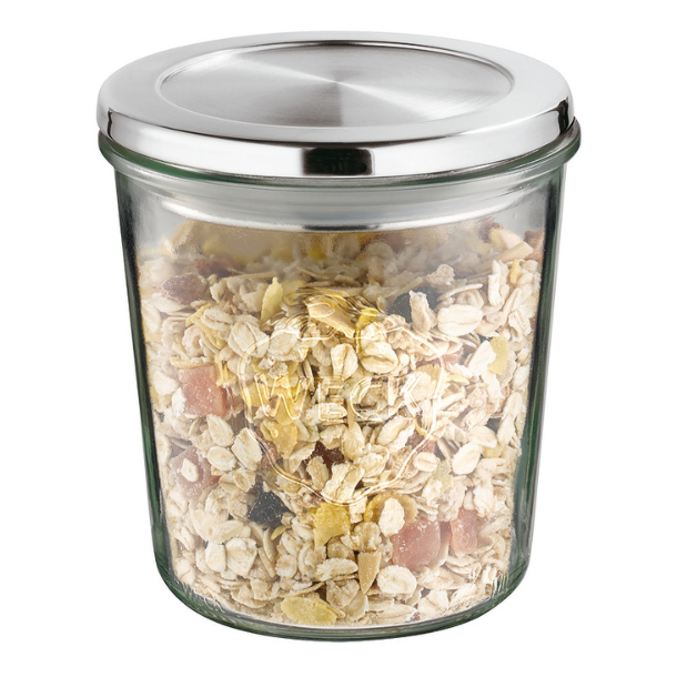 L�g til WECK glas - rustfri st�l - 10 cm