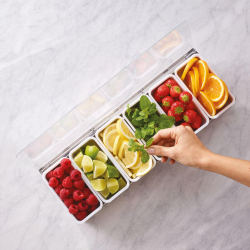 Topping station - rustfri stl