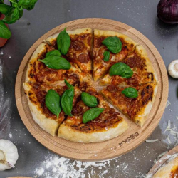 Pizza serveringsbrt - bgetr - rund