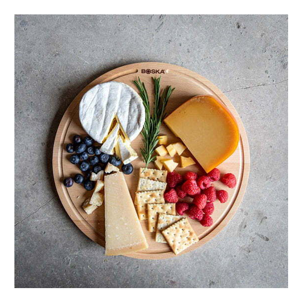 Pizzast - vuggekniv + serveringsbrt