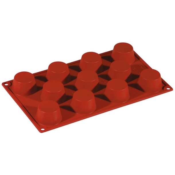 Bageform, silikone - 11 minimuffins