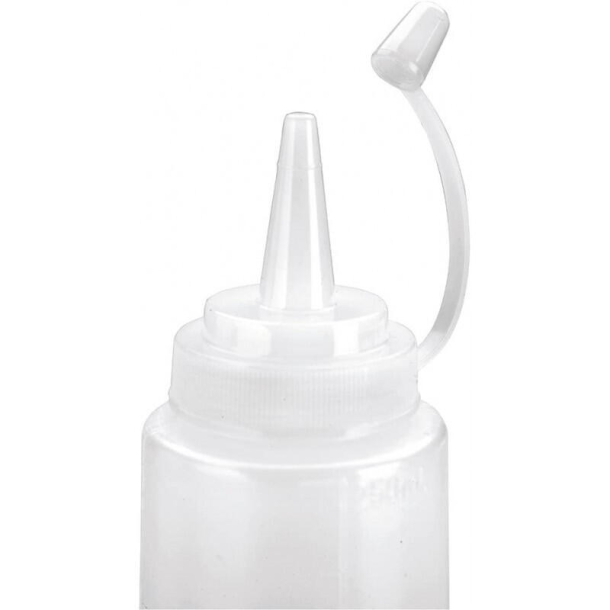 Squeeze flaske - klar - m. prop