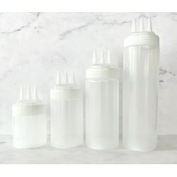 Squeeze flaske - trippel tud - 3 huller